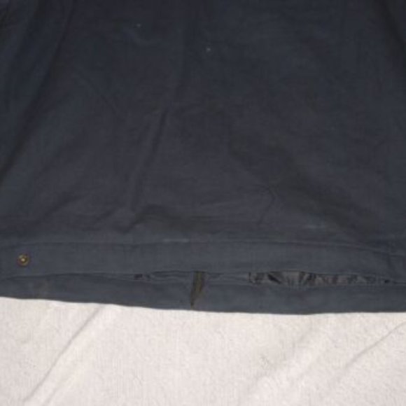 2022 NFL DENVER BRONCOS "DB WORKWEAR" WORKMAN JACKET MED HEAVY CANVAS BLUE - Picture 10 of 12